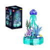 10101 Sea Creature Jellyfish Building Kit – 405pcs STEM Ocean Model with LED Lights & Music Box