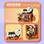 Mould King 24029 Beer House Mini Street View Building Blocks Set - 278 Pcs Architecture MOC Modular Building Kit - Compatible with Major Brands