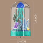 10101 Sea Creature Jellyfish Building Kit – 405pcs STEM Ocean Model with LED Lights & Music Box