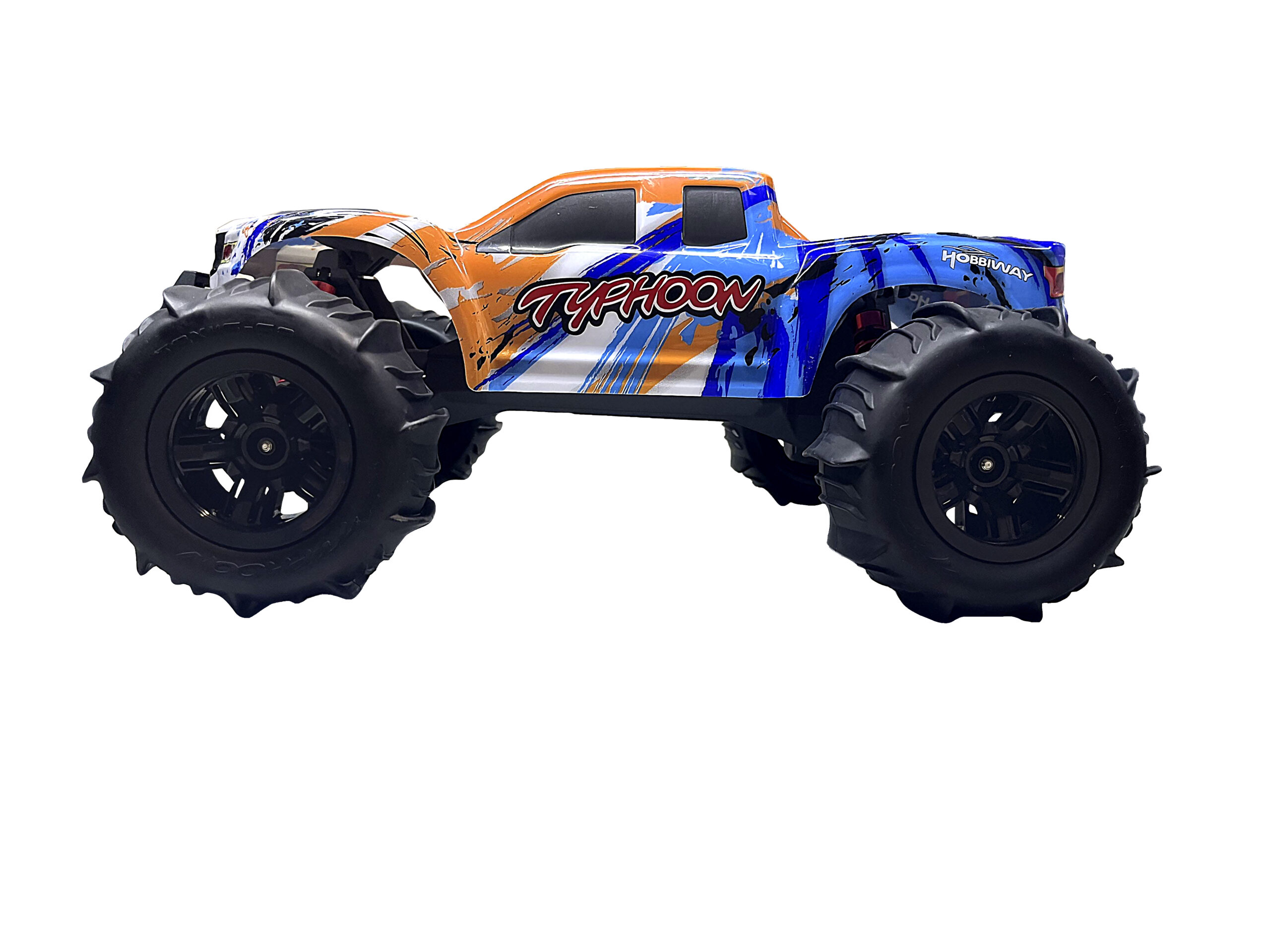 Hobbiway 1:10 RC Cars, Hobby Grade 4WD 60+ KM/H Fast Speed Remote Control Truck, All Terrain Off Road Electric Buggy With 2500 mAh Modular Battery For Adults And Boys (Advanced Modding Support) - Image 3