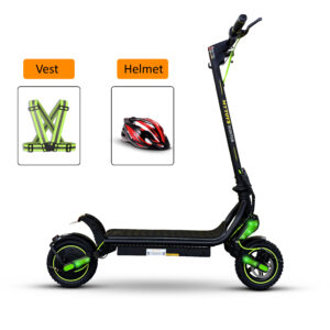 MT650 High Speed Electric Scooter, Super Fast 45km/h Speed, 350W Brushless Motor, Upgraded Battery,Flashing Turn Signals, App control, Cruise Mode With free Helmet and Reflective Vest